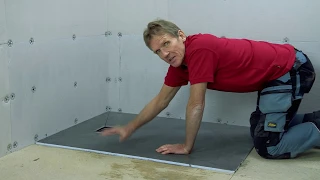 Installing a Level Access Wetroom with Square Drain