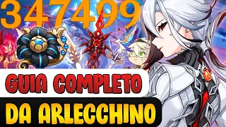 ESTILOSA E MORTAL! GUIA COMPLETO DA ARLECCHINO - GENSHIN IMPACT