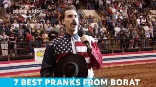 7 Best Pranks from Borat | Sacha Boran Cohan | Amazon Prime Video