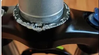 Как снять опорное кольцо с вилки от велосипеда