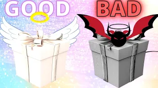 GOOD VS BAD 🎁 Choose Your Gift 🎁 Elige Tu Regalo 🎁 Escolha seu presente 🎁