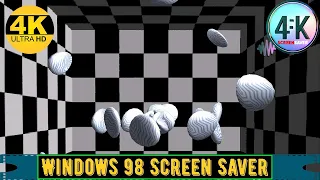 SCREENSAVER 4K | Organic Art | Windows 98 Screensaver