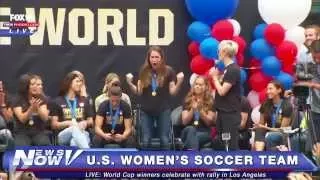 FNN: U.S. Women's Soccer Team Celebrates World Cup Win in LA