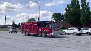 Brighton Area Fd Rescue 31 and Engine 30 responding priority 1