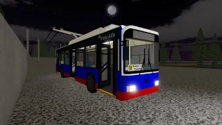 Катаюсь на новом троллейбусе ВМЗ 463 по маршруту 10 с информатором в Roblox!
