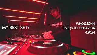 PLAYING MY BEST SET... THEN THE POWER WENT OUT! - Who’s John @ Live | 4.20.24