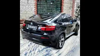 Злой спортивный выхлоп на BMW X6 3L 2013 года