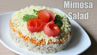 Mimosa Salad | Layered Tuna Salad | Russian Salad