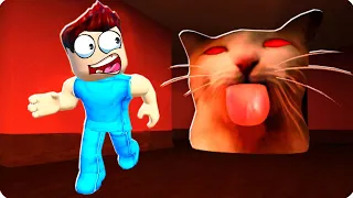 🙀ПОБЕГ ОТ КОТА ЕХЕ В РОБЛОКС! ШЕДИ ROBLOX ESCAPE BLEH CAT!