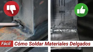 COMO SOLDAR👨‍🏭 Materiales Delgados SIN PERFORAR.