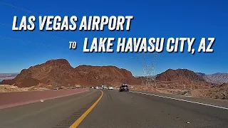 Scenic Desert Drive from Las Vegas Airport to Lake Havasu City, Arizona