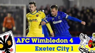 AFC Wimbledon 4-1 Exeter City (28/12/14) - Sky Bet League 2 Highlights 2014/15