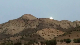 Moon Rising in Mountain Of Balouchistan (Bater shikaar) District Zhob