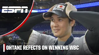 Shohei Ohtani on striking out Mike Trout to win WBC: Greatest situation facing the greatest hitter