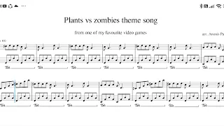 Plants Vs Zombies Theme Song