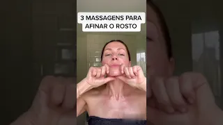 3 massagens que ajuda afinar o rosto