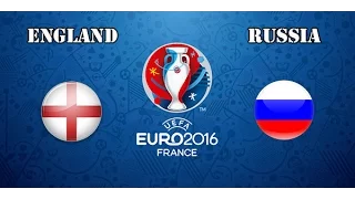 England - Russia 1-1 Full Highlights & All Goals Euro 2016 |English Commentary| 11.06.2016