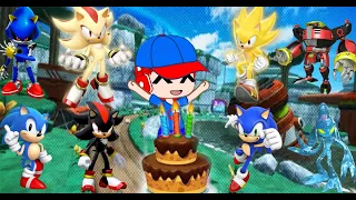 Jugando con mis personajes favoritos en Sonic Forces Speed Battle | Especial de mi cumpleaños 🥳🎉🎂