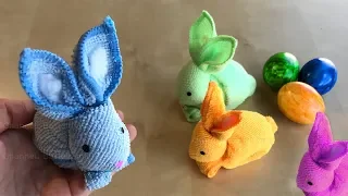 Поделки на Пасху: Пасхальный заяц 🐇 пасхальный зайчик из полотенца