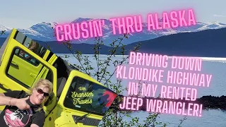 Drive down Klondike Hwy in Juneau Alaska #juneau #alaska #jeep #cityofjuneau #cruise #carnivalcruise