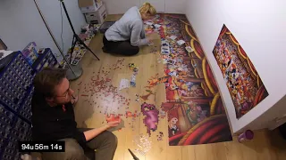 Disney Orchestra Puzzle (13200 pieces) Timelapse 130 hours