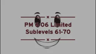 Roblox - PM 6:06 Limited | Sublevels 61-70