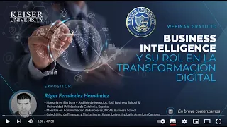 Webinar: Business Intelligence y su Rol en la Transformación Digital.