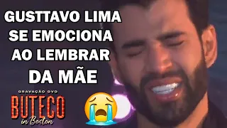 Gusttavo Lima se emociona ao lembrar da MÃE😭 na gravação do DVD BUTECO IN BOSTON