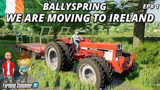 We Are Moving To Ireland - Ballyspring Map - Farming Simulator 22 - PS5 Lets Play Episode 1