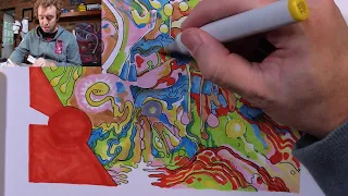 Drawing with Peter Draws: Getting Colorful with Markers and Ink