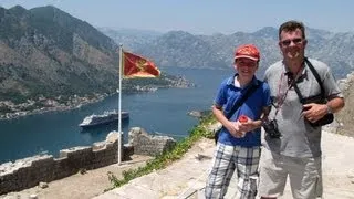 CRUISING INTO AND AROUND THE BAY of KOTOR, MONTENEGRO