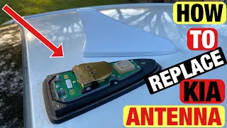 STEP BY STEP HOW TO REPLACE KIA CAR ANTENNA | USE THIS METHOD ON HYUNDAI CARS TOO #KIA #HOWTO