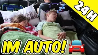 24h EINGESPERRT im Auto 😱 Heiß, Hunger, Schwitzen! Lulu & Leon - Family and Fun