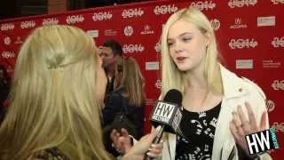 Elle Fanning Opens Up About Sister Dakota & Angelina Jolie! (Sundance 2014)