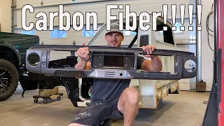 Building A Custom Carbon Fiber Dash For The Hilux!