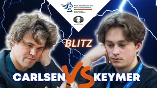 Carlsen vs Keymer | World Blitz 2022 |