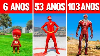 SOBREVIVENDO 103 ANOS COMO FLASH NO GTA 5