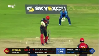 Chris Gayle Half Century Highlights Show's ||  Legends League Cricket 2023 ||  LLC