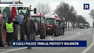 Protesty rolników w całej Polsce | Zobacz jak wyglądały w różnych częściach kraju!