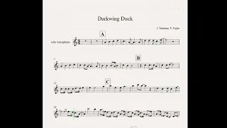 Darkwing Duck (sheet music alto saxophone)