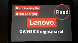 Tablet not turning on, tablet not charging ■ Black Screen ■ Easy fix ■ Lenovo Tab M10 SOLVED 2022
