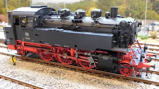 Test drive class 64 MBW 1:32 Gauge1-Days 2022 - Report 10 - Production sample steam loco BR 64 001