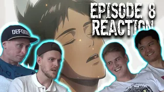 COMPLETELY STUNNED! Anime SCEPTICS Watch Attack on Titan 1x08 "Hearing the Heartbeat" Reaction/Talk