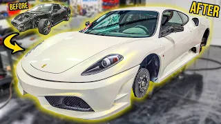 Rebuilding A Wrecked $300,000 Ferrari 430 Scuderia | Part 3