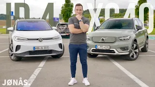 VW iD.4 oder Volvo XC 40? Vergleich der Mittelklasse Elektro SUV