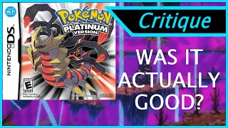 Why Pokemon Platinum Isn't Even Close To Perfect | Platinum Critique