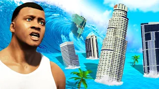 GTA 5 - RIESIGER HURRICANE zerstört LOS SANTOS!! (Der Film)