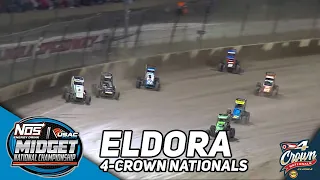 HIGHLIGHTS: USAC NOS Energy Drink National Midgets | Eldora Speedway | 4-Crown | September 23, 2023