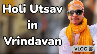 Holi Utsav in Vrindavan 😍 Prem gali Mai 🤩