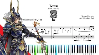 Town | Final Fantasy Piano cover